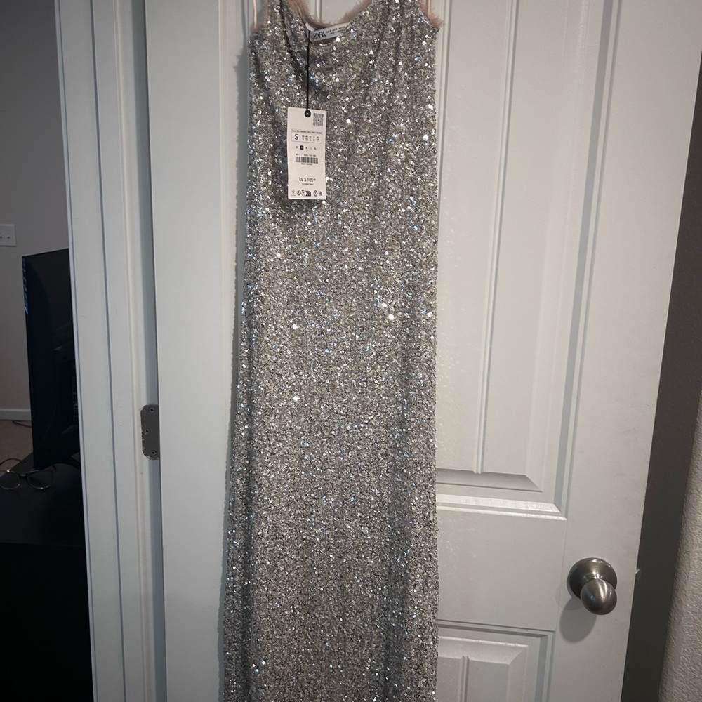 Zara sequin dress